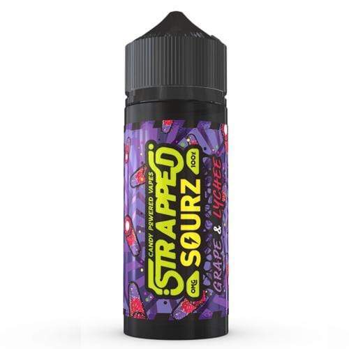 Strapped Sourz – Grape & Lychee E-Liquid Shortfill