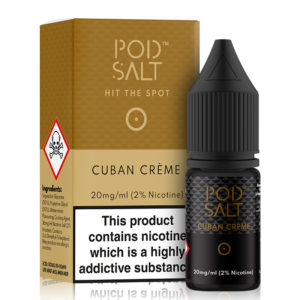 Pod Salt – Cuban Creme Nicotine Salt