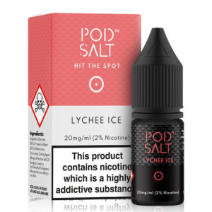 Product Image of Lychee Ice Nic Salt E-Liquid By Pod Salt