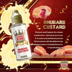 Product Image of Rhubarb Custard 100ml Shortfill E-liquid by Donut King