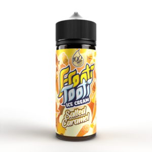 Product Image of Salted Caramel 100ml Shortfill E-liquid by Frooti Tooti Ice Cream