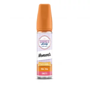 Product Image of Peach Bubble 50ml Shortfill E-liquid by Dinner Lady Moments