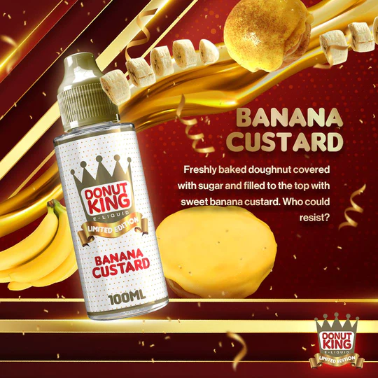 Donut King Limited Edition – Banana Custard