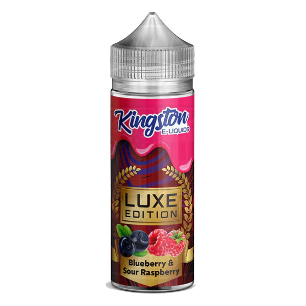 Product Image Of Blueberry &Amp; Sour Raspberry 100Ml Shortfill E-Liquid By Kingston Luxe Edition