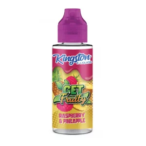 Product Image of Raspberry & Pineapple 100ml Shortfill E-liquid by Kingston Get Fruity
