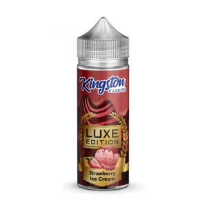 Product Image of Strawberry Ice Cream 100ml Shortfill E-liquid by Kingston Luxe Edition