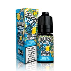 Product Image of Blue Razz Lemonade Nic Salt E-liquid by Seriously Soda Salty