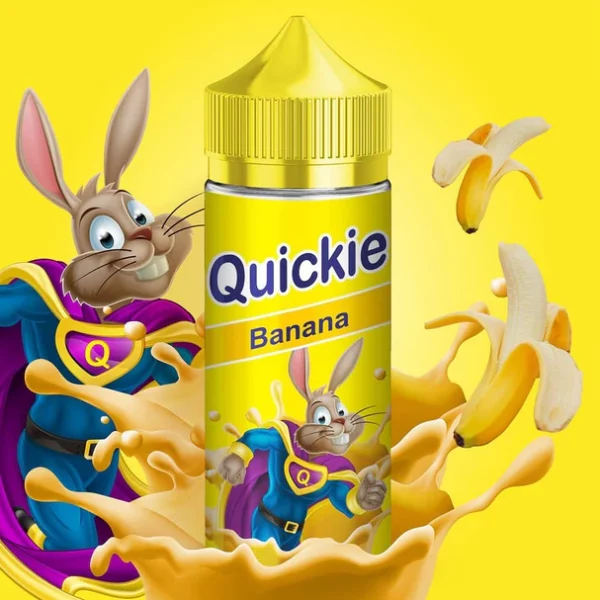 Product Image Of Banana 100Ml Shortfill E-Liquid By Quickie