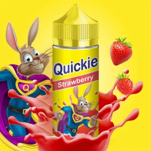 Product Image of Strawberry 100ml Shortfill E-liquid by Quickie