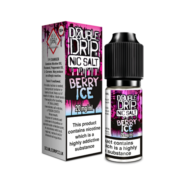 Product Image Of Berry Ice Nic Salt E-Liquid By Double Drip