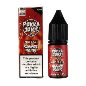 Product Image of Summer Fruits Nic Salt E-liquid by Pukka Juice