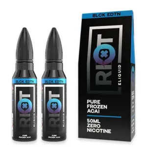 Product Image of Pure Frozen Acai (Twin Pack) 50ml Shortfill E-liquid by Riot Squad Black Edition