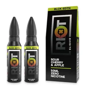 Product Image of Sour Cherry Apple (Twin Pack) 50ml Shortfill E-liquid by Riot Squad Black Edition