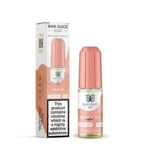 Product Image of Peach Ice Nic Salt E-liquid by Bar Juice 5000