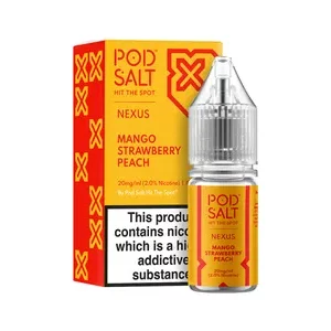 Product Image of Mango Strawberry Peach Nic Salt E-Liquid Pod Salt Nexus