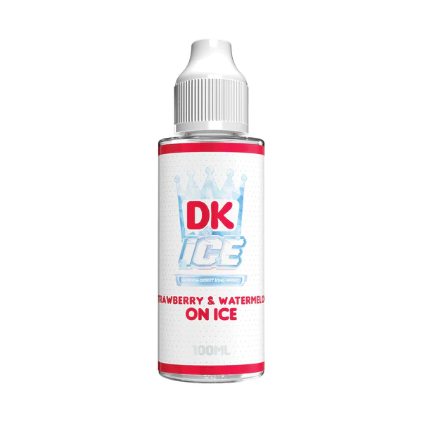 Product Image Of Strawberry And Watermelon 100Ml Shortfill E-Liquid By Donut King Ice