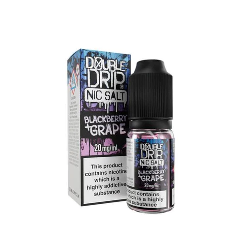 Product Image Of Blackberry &Amp; Grape Nic Salt E-Liquid By Double Drip