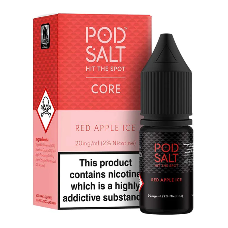 Product Image Of Red Apple Ice Nic Salt E-Liquid By Pod Salt