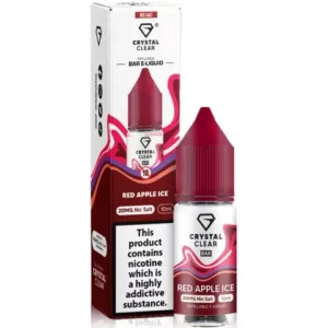 Product Image of Red Apple Ice Nic Salt E-liquid by Crystal Clear