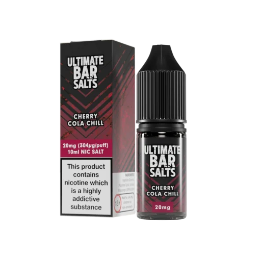 Product Image Of Cherry Cola Chill Nic Salt E-Liquid By Ultimate Bar Salts