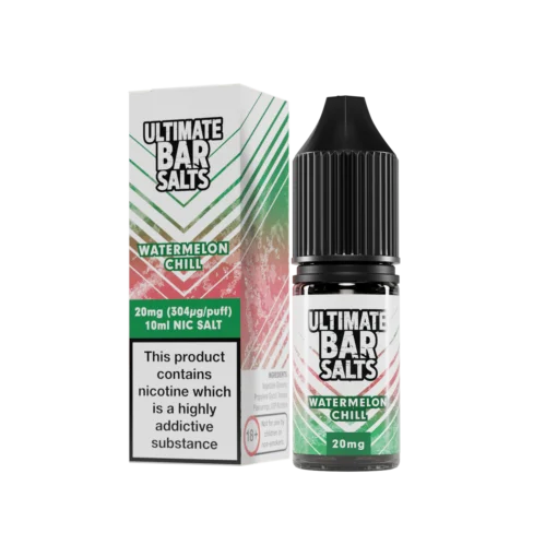 Product Image Of Watermelon Chill Nic Salt E-Liquid By Ultimate Bar Salts