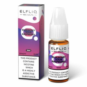 Product Image of Blueberry Sour Raspberry Nic Salt E-liquid by Elfliq