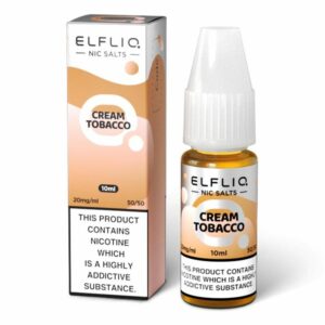 Product Image of Cream Tobacco Nic Salt E-liquid by Elfliq