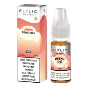 Product Image of Peach Ice Nic Salt E-liquid by Elfliq