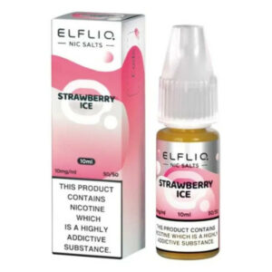 Product Image of Strawberry Ice Nic Salt E-liquid by Elfliq