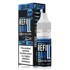 Product Image of Blue Sour Raspberry Nic Salt E-Liquid by Refill Bar