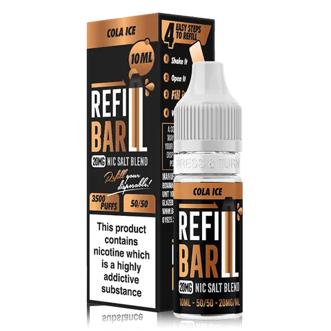 Product Image Of Cola Ice Nic Salt E-Liquid By Refill Bar