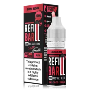 Product Image of Lions Blood Nic Salt E-Liquid by Refill Bar