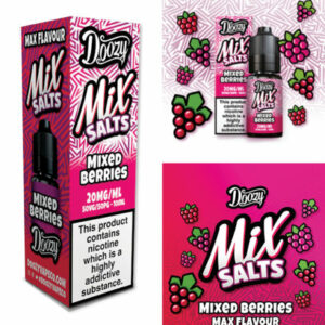 Product Image of Mixed Berries Nic Salt E-liquid by Doozy Mix Salts