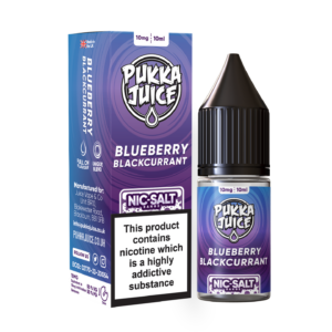 Product Image of Blueberry Blackcurrant Nic Salt E-liquid by Pukka Juice