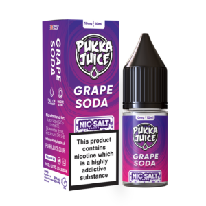 Product Image of Grape Soda Nic Salt E-liquid by Pukka Juice