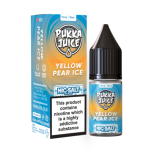 Product Image of Yellow Pear Ice Nic Salt E-liquid by Pukka Juice