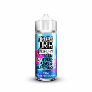 Product Image of Blueberry Sour Raspberry 100ml Shortfill E-liquid by Double Drip