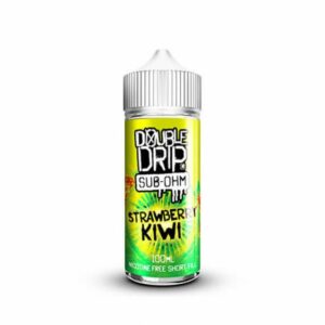 Product Image of Strawberry Kiwi 100ml Shortfill E-liquid by Double Drip