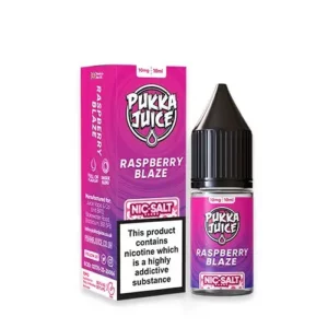 Product Image of Raspberry Blaze Nic Salt E-liquid by Pukka Juice