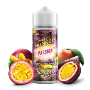 Product Image of Passion 100ml Shortfill E-liquid by Twelve Monkeys Oasis