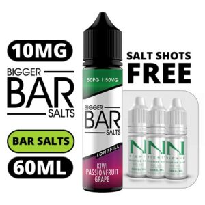 Product Image of Kiwi Passionfruit Grape E-liquid by Bigger Bar Salts
