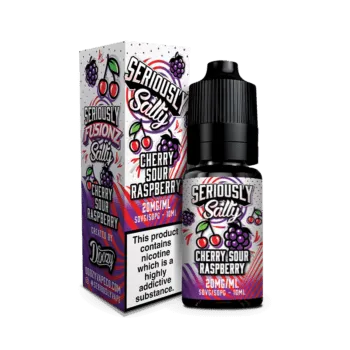 Product Image Of Cherry Sour Raspberry Nic Salt E-Liquid By Seriously Fusionz Salty