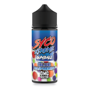 Product Image of Blue Raspberry Gumball 100ml Shortfill E-liquid by Syco Xtreme