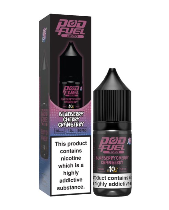 Product Image Of Blueberry Cherry Cranberry Nic Salt E-Liquid By Pod Fuel