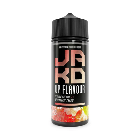 Product Image Of Clotted Dreams Strawberry Cream 100Ml Shortfill E-Liquid By Jakd