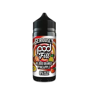 Product Image of Blood Orange Pineapple 100ml Shortfill E-liquid by Seriously Pod fill
