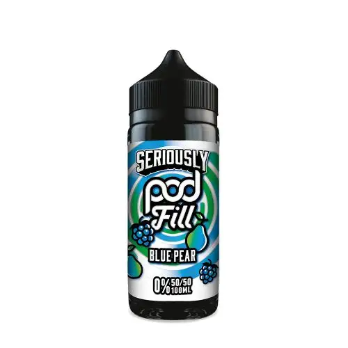 Product Image Of Blue Pear 100Ml Shortfill E-Liquid By Seriously Pod Fill