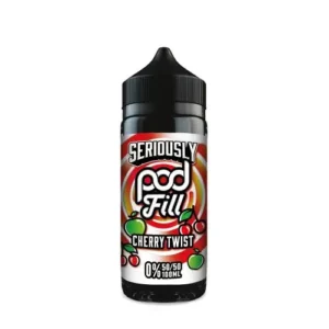 Cherry Twist 100ml Shortfill E-liquid by Seriously Pod fill