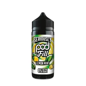 Product Image of Lemon Mint 100ml Shortfill E-liquid by Seriously Pod fill