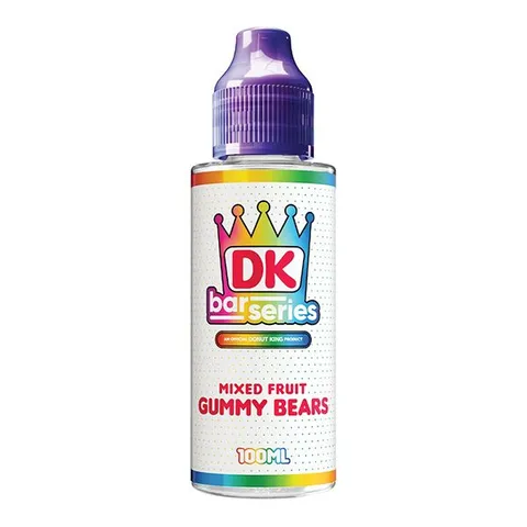 Product Image Of Mixed Fruit Gummy Bears 100Ml Shortfill E-Liquid By Donut King Bar Series